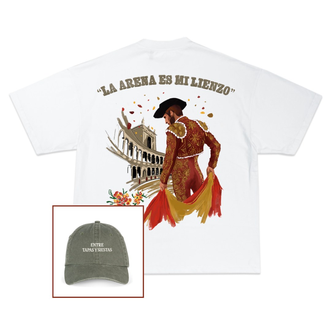 PACK LA ARENA ES MI LIENZO Y GORRA